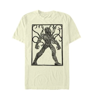 Мужская футболка Marvel Eternals Kro Woodcut, бежевая