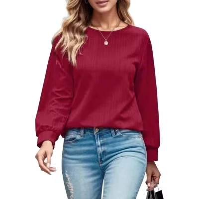 Женский джемпер Yesfashion с плиссировкой, красный