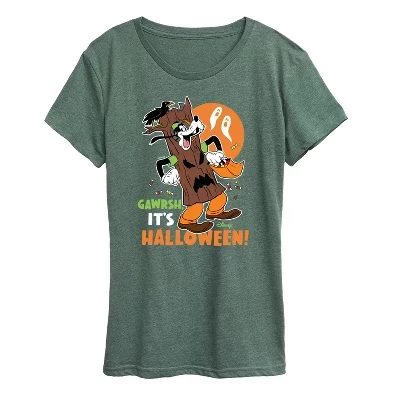 Женская футболка с коротким рукавом Gawrsh It's Halloween с графическим рисунком heather juniper