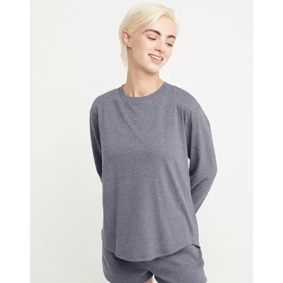 Женский лонгслив Hanes Originals, синий