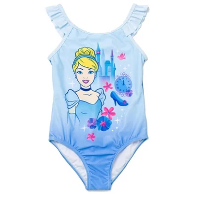 Купальник для девочек Disney Princess, Золушка, синий