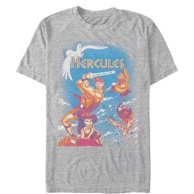 Мужская футболка Hercules Classic Scene, серый меланж