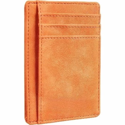 Кошелек LEVEN SIXTEEN, тонкий, RFID, оранжевый