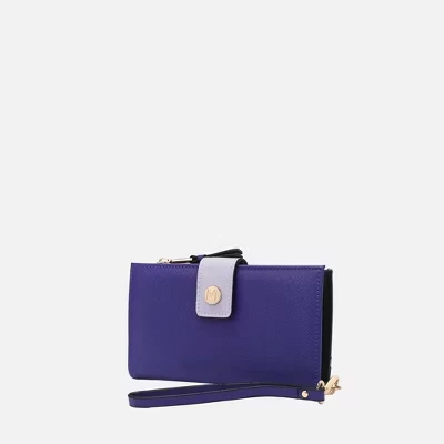 Женский клатч-кошелек MKF Collection Solene из веганской кожи, лиловый