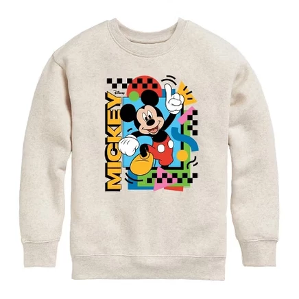 Флисовая толстовка с длинным рукавом Mickey 90s Nostalgia Graphic из натурального меха