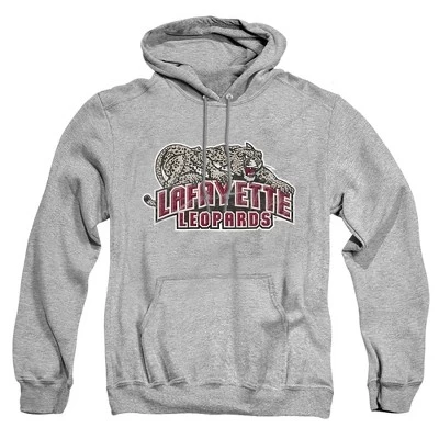 Мужская толстовка Athletic heather с капюшоном для начальной школы в стиле Лафайет-Колледж