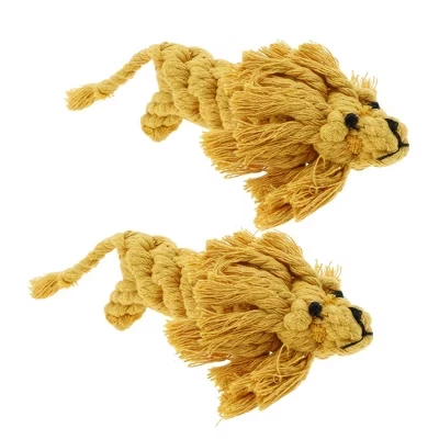Игрушка для собак Unique Bargains жевательный канат, желтый
