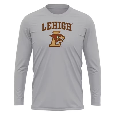Мужской спортивный лонгслив NCAA Lehigh, серый меланж