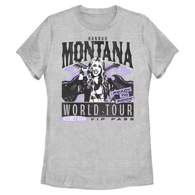Женская футболка Hannah Montana Secret Star, меланж