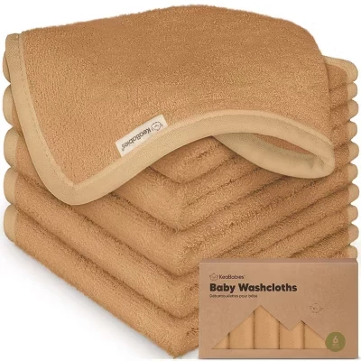 детские мочалки 6pk Deluxe, Органическая и мягкая детская салфетка 10x10, Детское банное полотенце, Салфетки для лица.