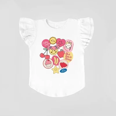 Детская футболка The Juniper Shop Mini Smiley, белая