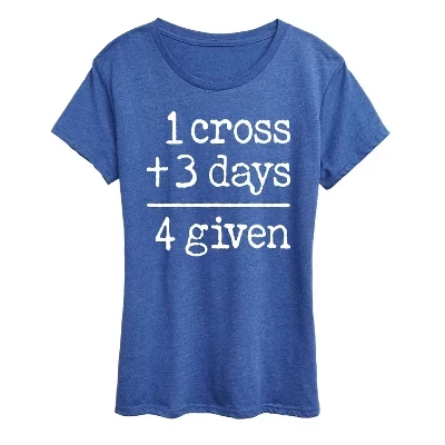 Женская футболка с коротким рукавом One Cross Three Days с графическим рисунком