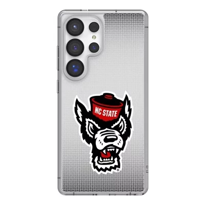 NCAA ACC Universities Льняной прозрачный чехол для мобильного телефона Samsung Galaxy wolfpack из штата Северная Каролина