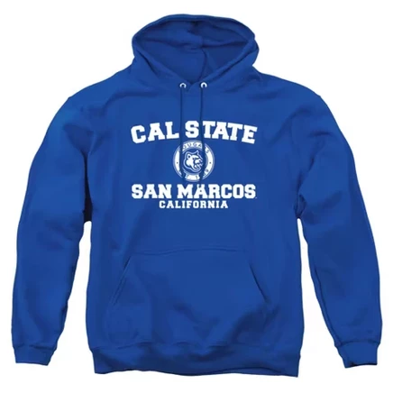 Унисекс худи NCAA San Marcos с логотипом, королевский синий