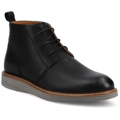 Мужские чукка Vance Co. Stratton, экокожа, черные