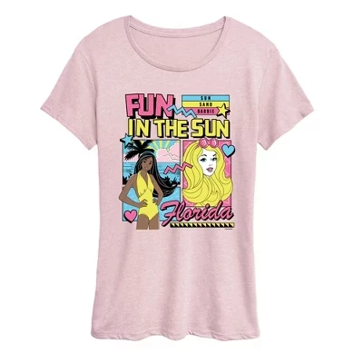 Женская футболка с коротким рукавом Fun in the Sun Florida с графическим рисунком