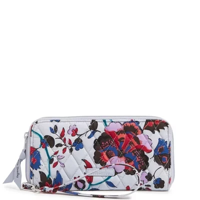 Женский кошелёк Vera Bradley Accordion, принт Vineyard Floral