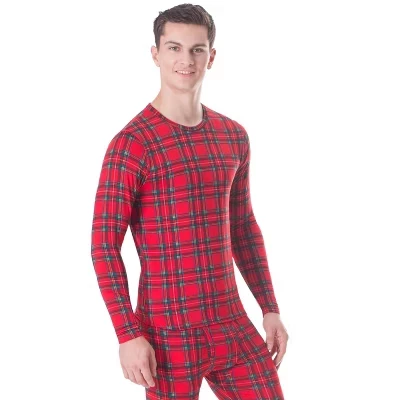 Мужские термо-топы, базовый слой, топ на флисовой подкладке, Рубашка Long John Underwear, без бирки, Утепленная, Для лыжного спорта На открытом воздухе, Пижама для экстремальных холодов, красная