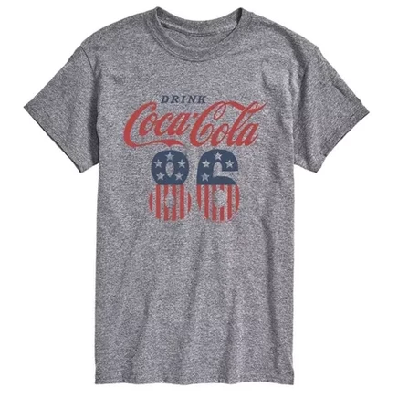 Мужская футболка Americana 86 с коротким рукавом и графическим рисунком athletic heather