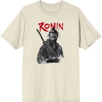 Мужская футболка Bioworld Ronin Samurai, натуральная