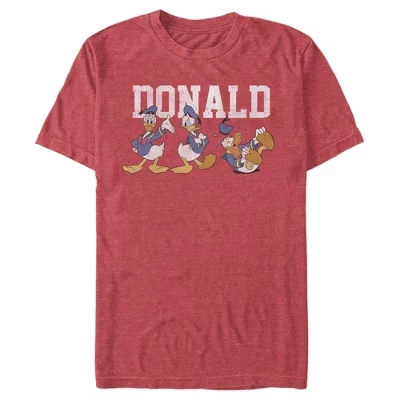 Мужская футболка Mickey & Friends Donald Duck, красная