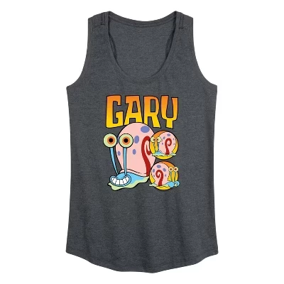 Женская спортивная майка Gary The Snail с графическим принтом 