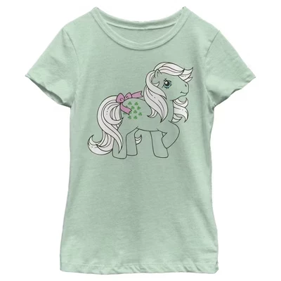 Женская футболка с мятной надписью Cutie Mark мятного цвета