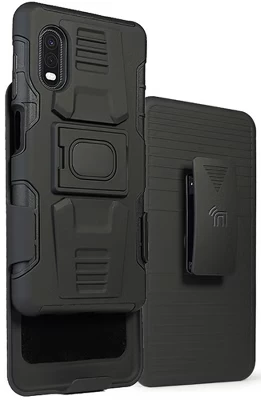Прочный чехол-кобура с зажимом для ремня для телефона Samsung Galaxy XCover Pro (SM-G715, 2020) черный