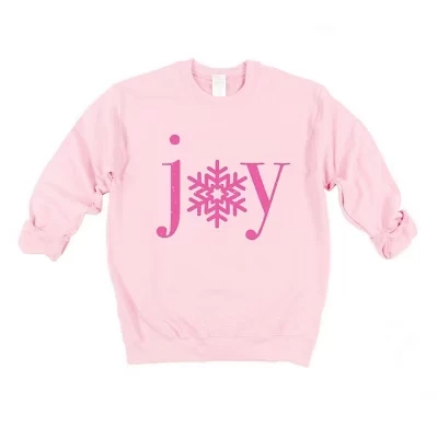 Женский свитшот Simply Sage Market Joy Snowflake, розовый