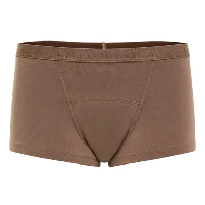 Женские трусы Lunam Tencel Cheeky для лёгких дней коричневые