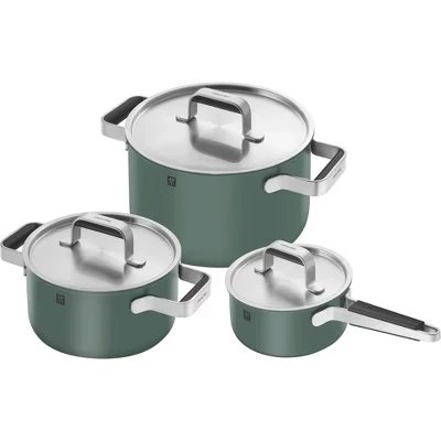 Набор Zwilling Pure из нержавеющей стали, 6 пр., зеленый