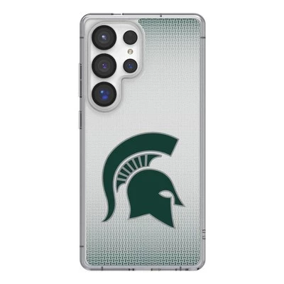 Льняной прозрачный чехол для мобильного телефона NCAA Big Ten Universities для Samsung Galaxy michigan state spartans