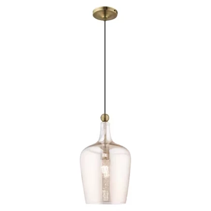 Подвесной светильник Livex Lighting Art Glass, латунь
