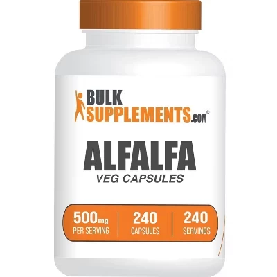 Капсулы BulkSupplements с экстрактом люцерны