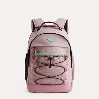 Вертикальный школьный рюкзак для ноутбука Focus 26L розовый