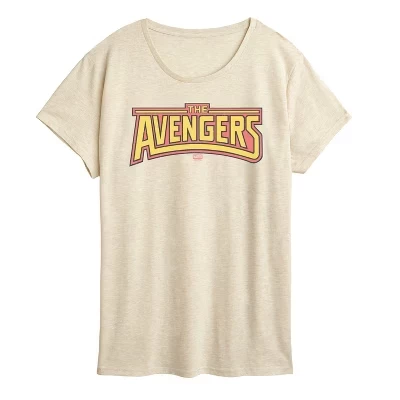 Женская футболка Marvel Avengers Logo Tonal, березовая