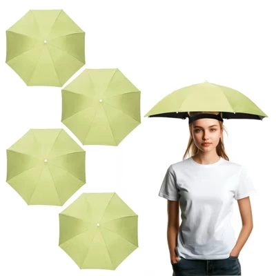 Шляпа-зонтик Unique Bargains регулируемая, зеленая