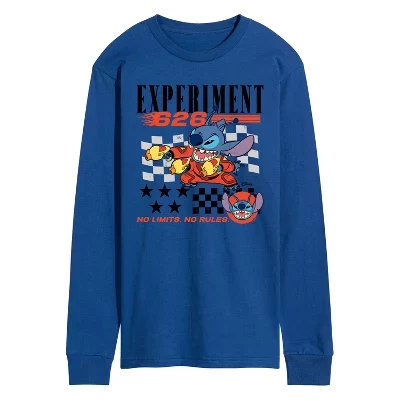 Мужской лонгслив Lilo & Stitch Racing Jersey, синий
