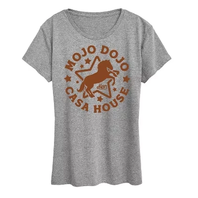 Женская футболка с коротким рукавом Mojo Dojo Casa House с графическим рисунком - -