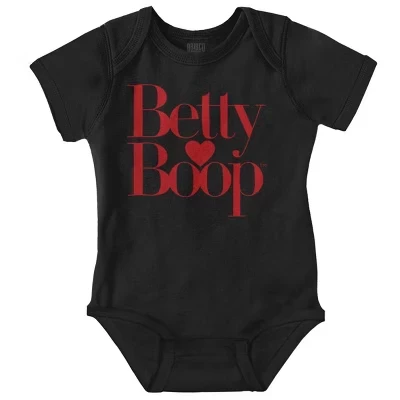 Боди для девочек Brisco Brands Betty Boop, черное