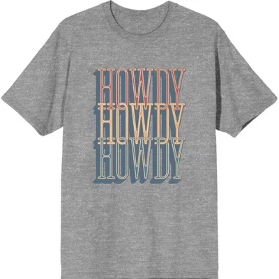 Футболка с коротким рукавом для взрослых в западном стиле Howdy