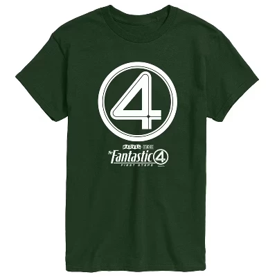 Мужская футболка Marvel «Фантастическая 4», зелёная