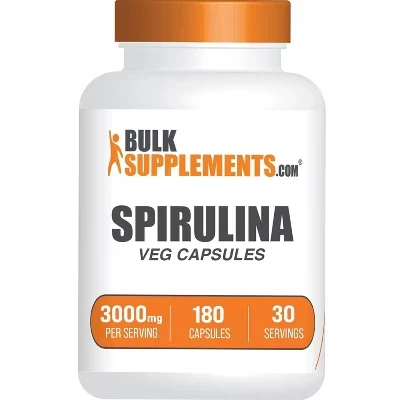 Капсулы со спирулиной BulkSupplements