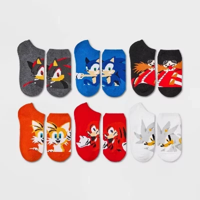 Носки для мальчиков Sonic the Hedgehog, 6 пар