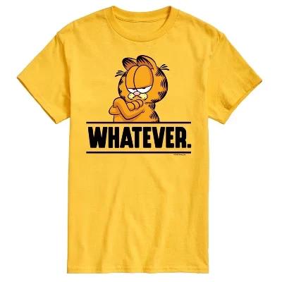 Мужская футболка Garfield Whatever, желтая