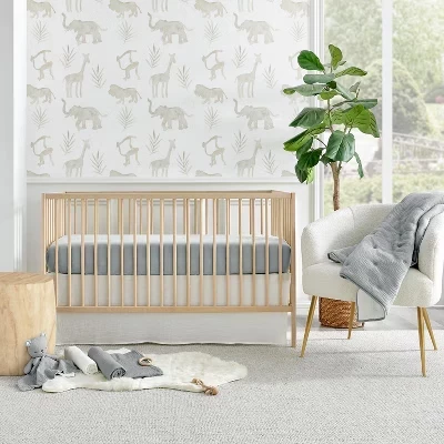 Комплект постельного белья из облачного муслина 5шт - Levtex Baby grey