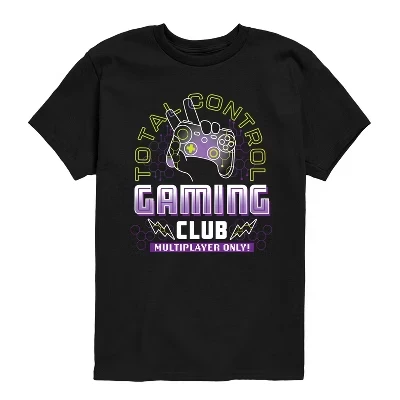 Total Control Gaming Club Short Sleeve Graphic T-Shirt black