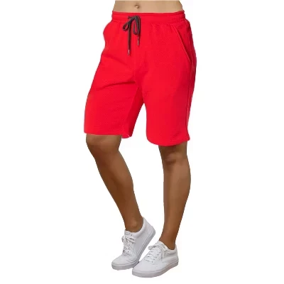 Мужские шорты Tech Fleece Performance с утепленным карманом на молнии красного цвета