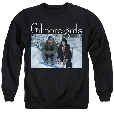 Мужской свитшот Gilmore Girls Lorelai и Luke, черный