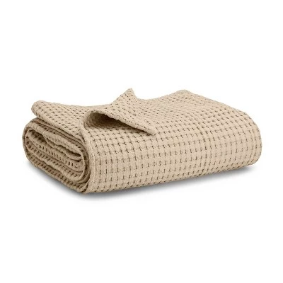 Детский плед Comfy Cubs Waffle 102×102 см, песочный